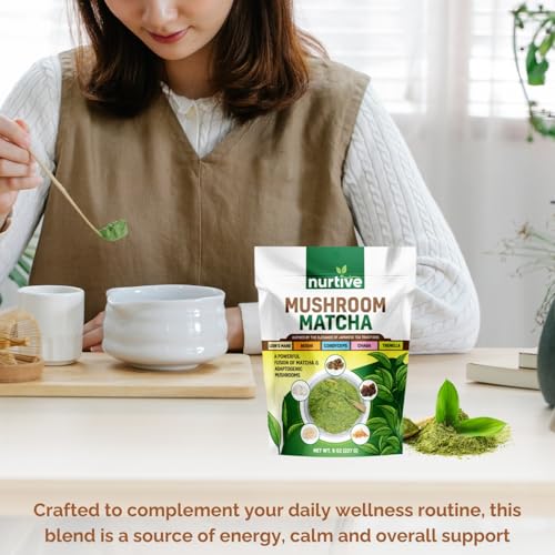 Mushroom Matcha Powder