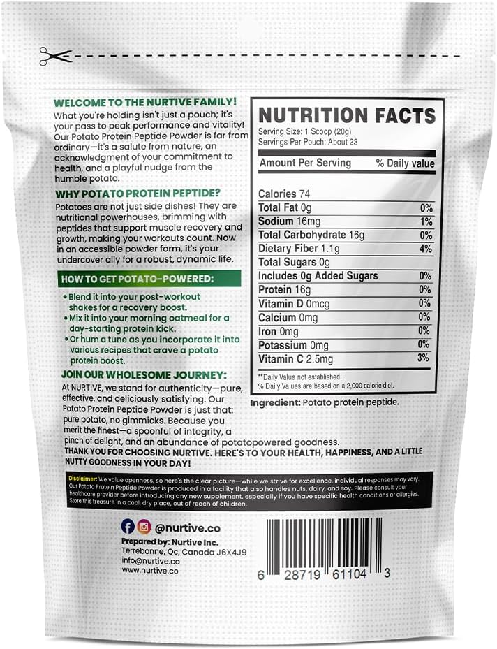 Potato Protein Peptide – Pure Plant-Based Protein Power