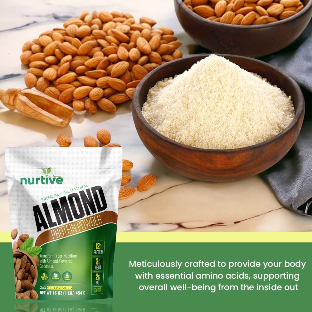 Almond Protein Powder – Nutrient-Rich, Smooth, & Deliciously Nutty!