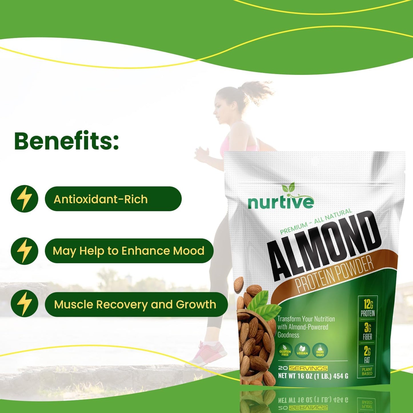Almond Protein Powder – Nutrient-Rich, Smooth, & Deliciously Nutty!