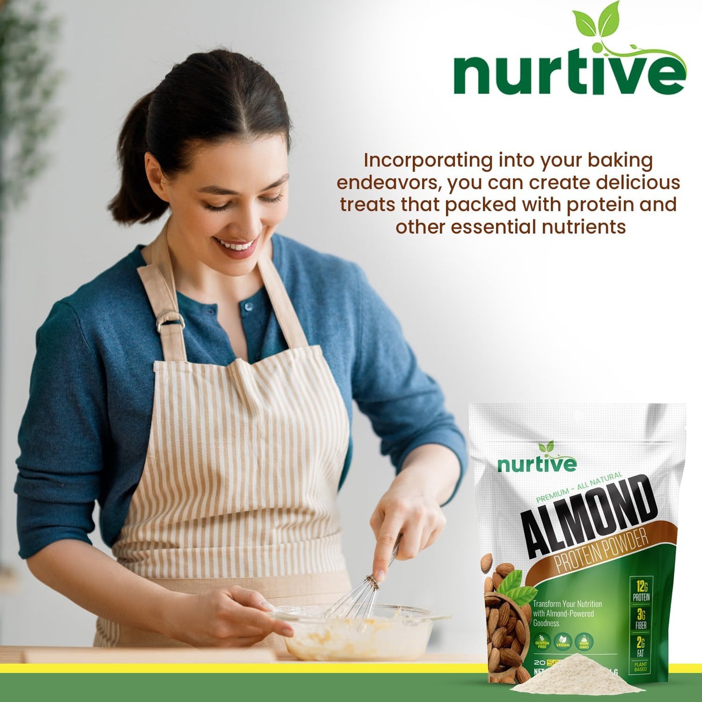 Almond Protein Powder – Nutrient-Rich, Smooth, & Deliciously Nutty!
