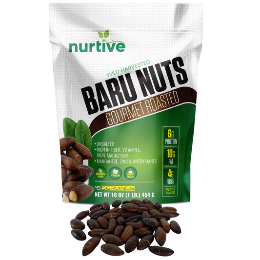 Wild-Harvested Roasted Baru Nuts from Brazil