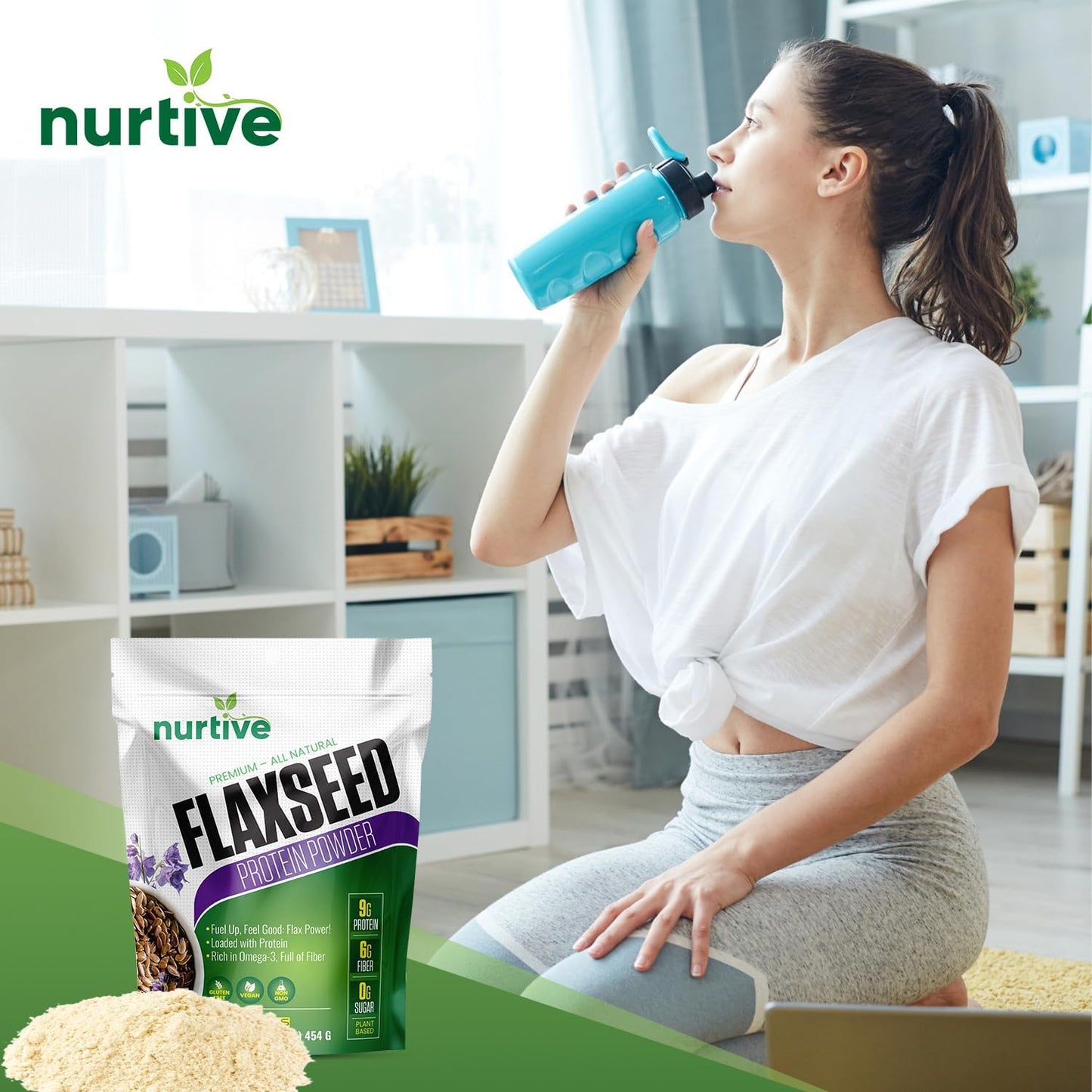 Flaxseed Protein Powder - Pure Plant-Based Power