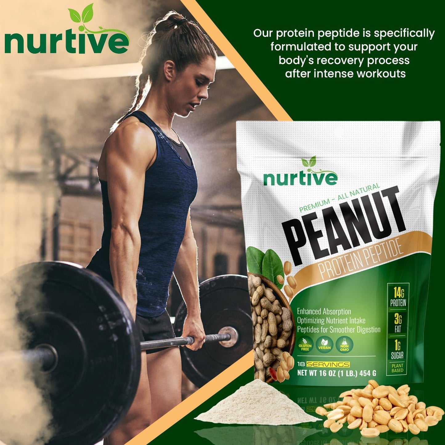 Peanut Protein Peptide Powder – Power-Packed Plant Protein with Maximum Absorption