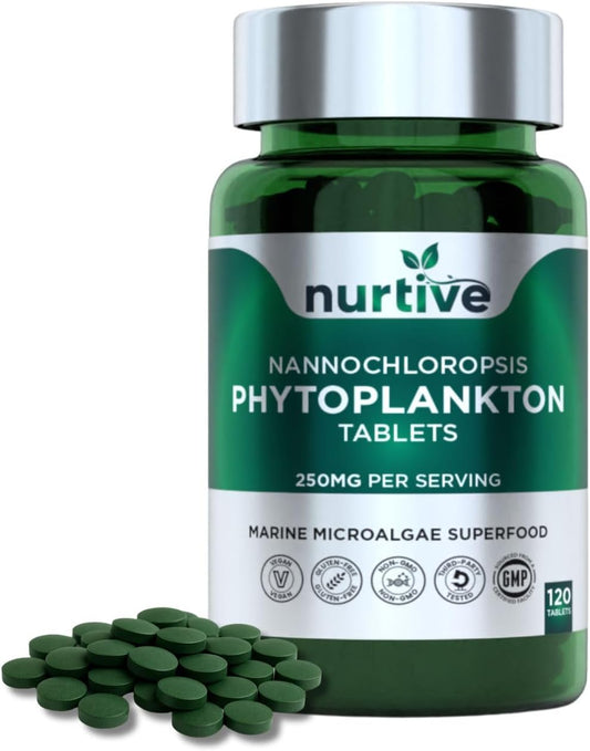 Nannochloropsis Phytoplankton Tablets – 250mg per Serving