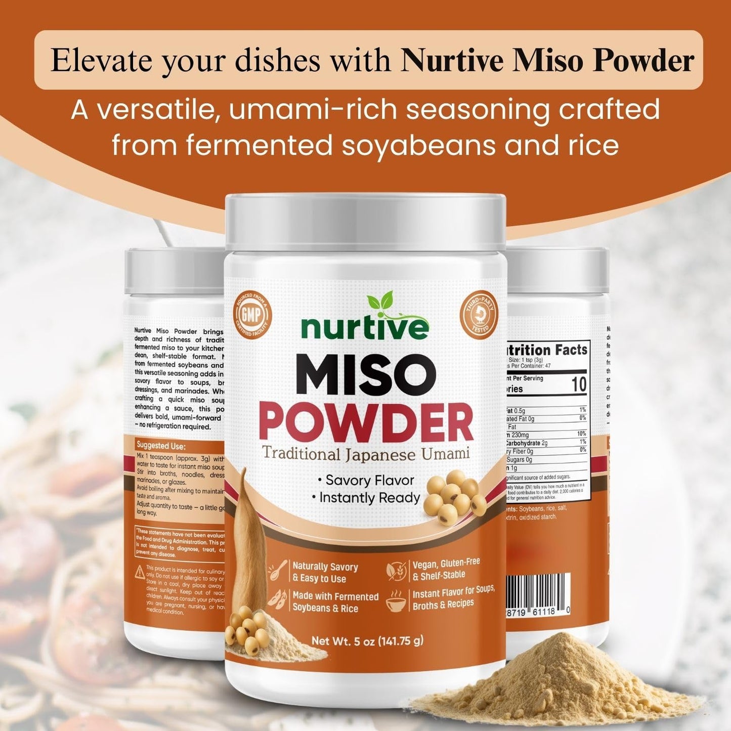 Miso Powder (5 oz / 142g) New Release!!
