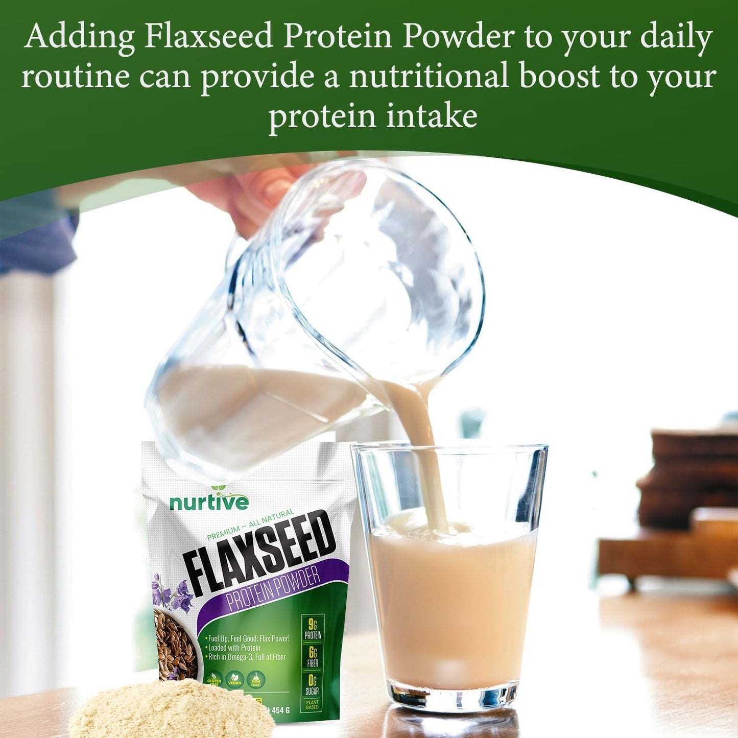 Flaxseed Protein Powder - Pure Plant-Based Power