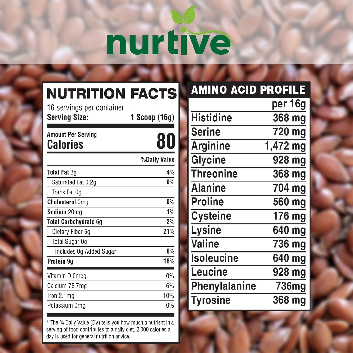 Flaxseed Protein Powder - Pure Plant-Based Power
