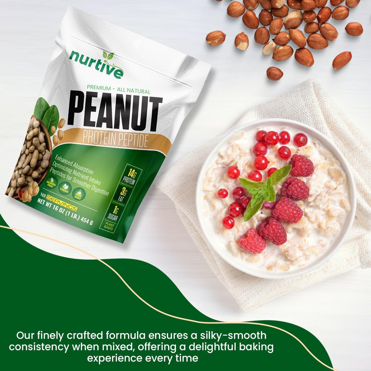 Peanut Protein Peptide Powder – Power-Packed Plant Protein with Maximum Absorption
