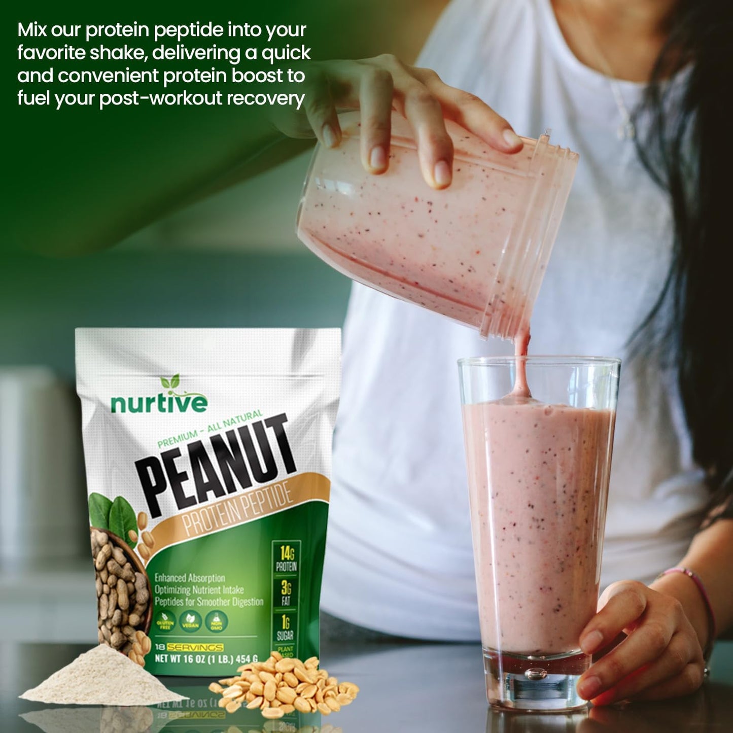 Peanut Protein Peptide Powder – Power-Packed Plant Protein with Maximum Absorption