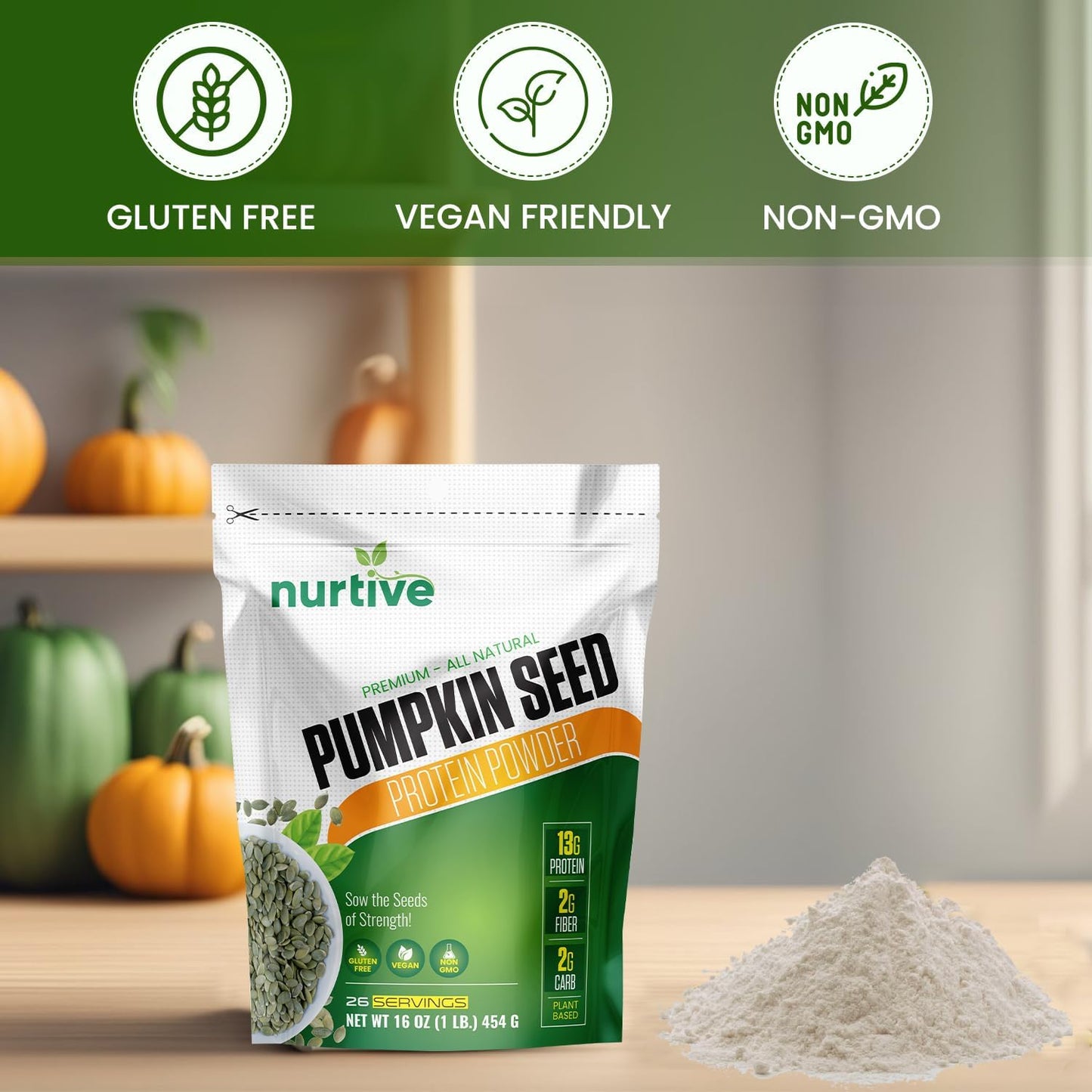 Pumpkin Seed Protein - Pure Plant Power for Health & Wellness