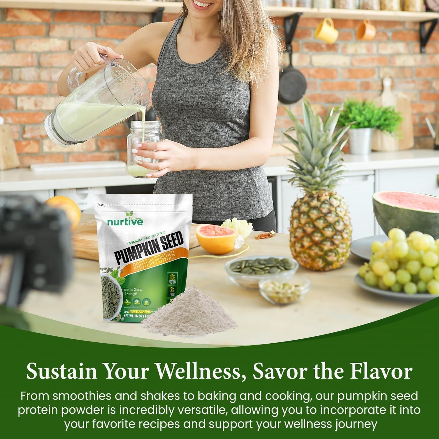 Pumpkin Seed Protein - Pure Plant Power for Health & Wellness