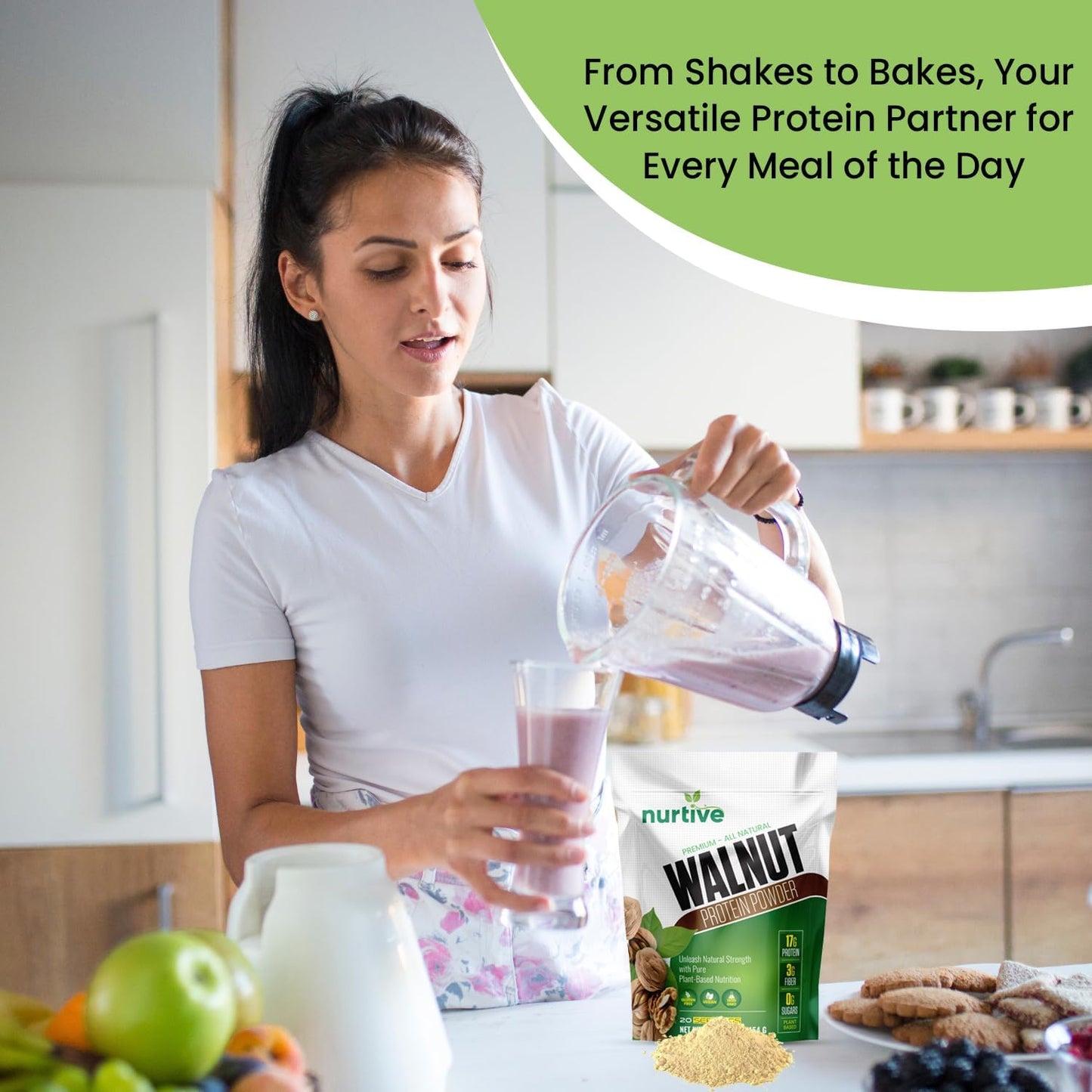 Walnut Protein Powder 16 oz