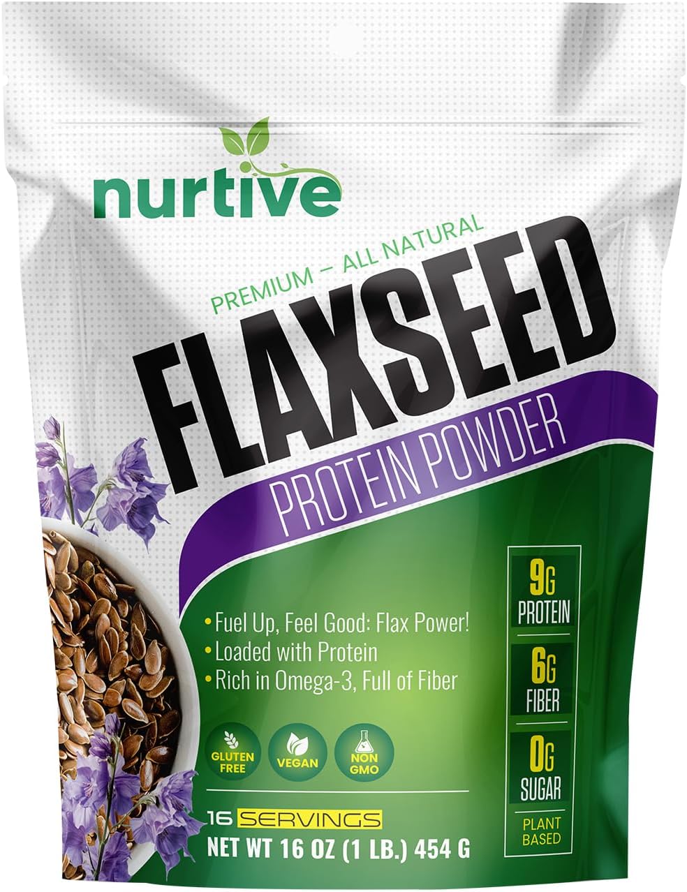 Flaxseed Protein Powder - Pure Plant-Based Power